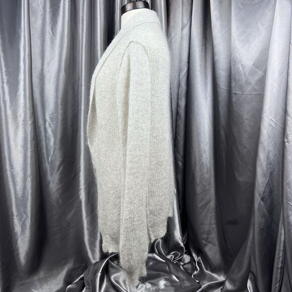 American Vintage Women’s Oversized Cardigan Sz M Double Breasted Mohair Stitched - Picture 6 of 14